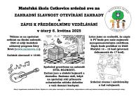 ZAHRADNÍ SLAVNOST OTEVÍRÁNÍ ZAHRADY 1